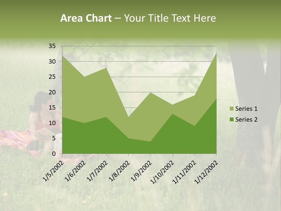 Happy Outside Male PowerPoint Template
