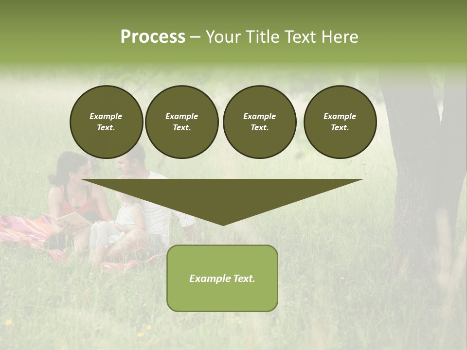 Happy Outside Male PowerPoint Template