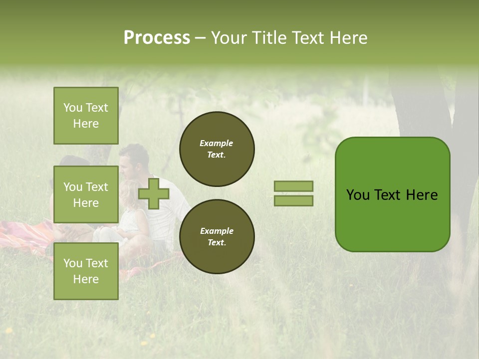 Happy Outside Male PowerPoint Template