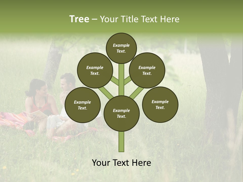 Happy Outside Male PowerPoint Template