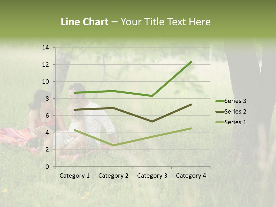 Happy Outside Male PowerPoint Template