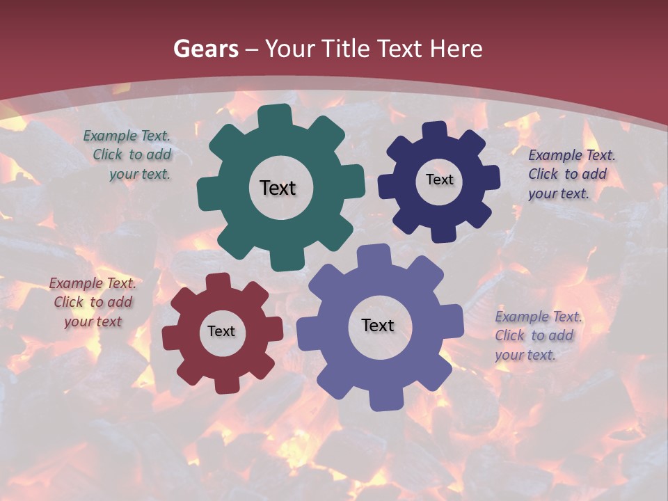 Closeup Furious Day PowerPoint Template