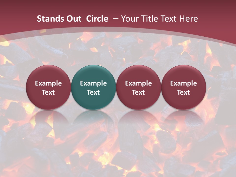 Closeup Furious Day PowerPoint Template