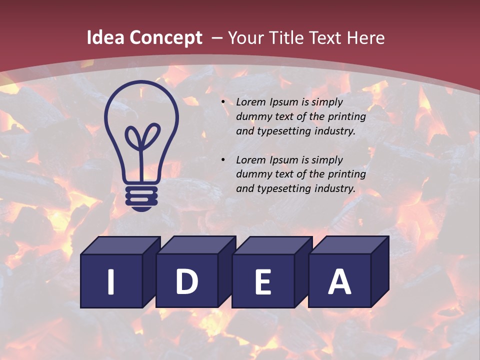 Closeup Furious Day PowerPoint Template