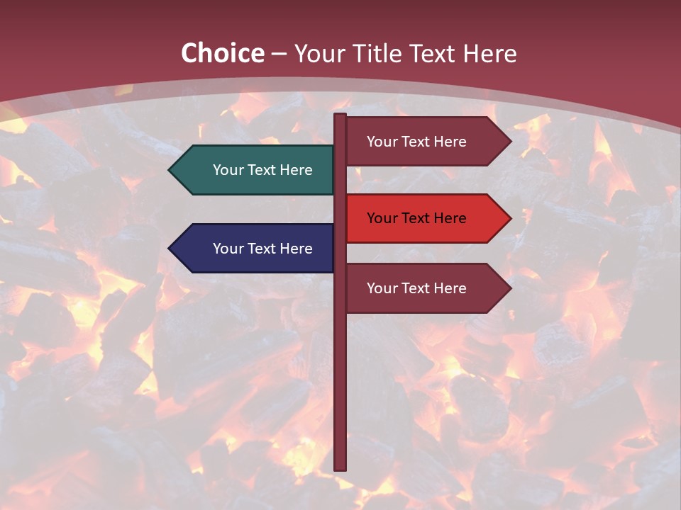 Closeup Furious Day PowerPoint Template