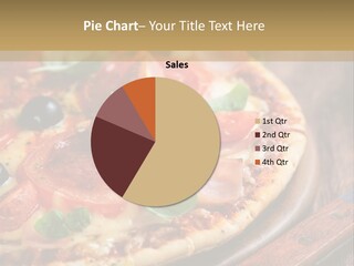 Herbs Chopping Board Pizza PowerPoint Template