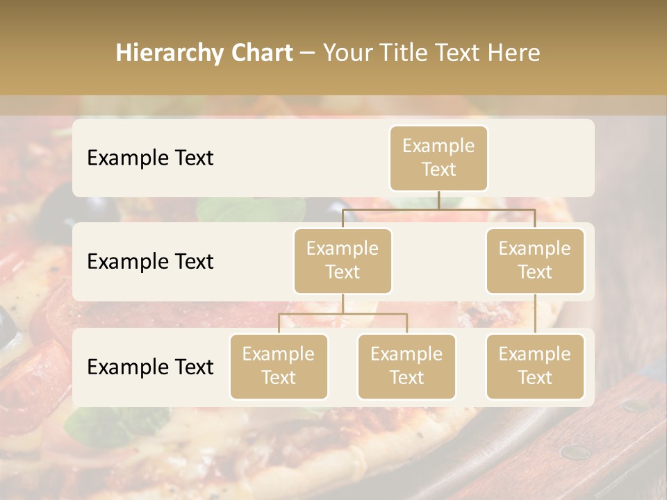 Herbs Chopping Board Pizza PowerPoint Template