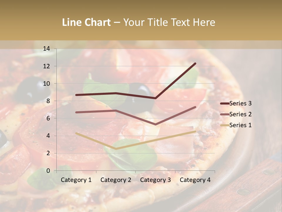 Herbs Chopping Board Pizza PowerPoint Template