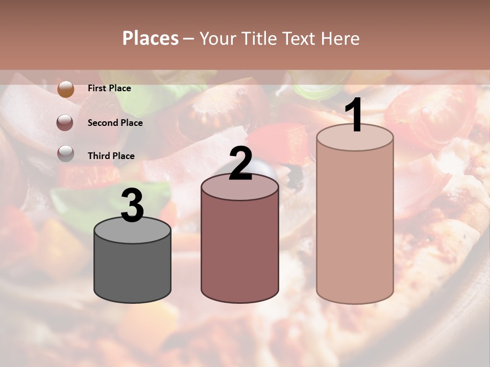 Cherry Tomatoes Herbs Rustic PowerPoint Template