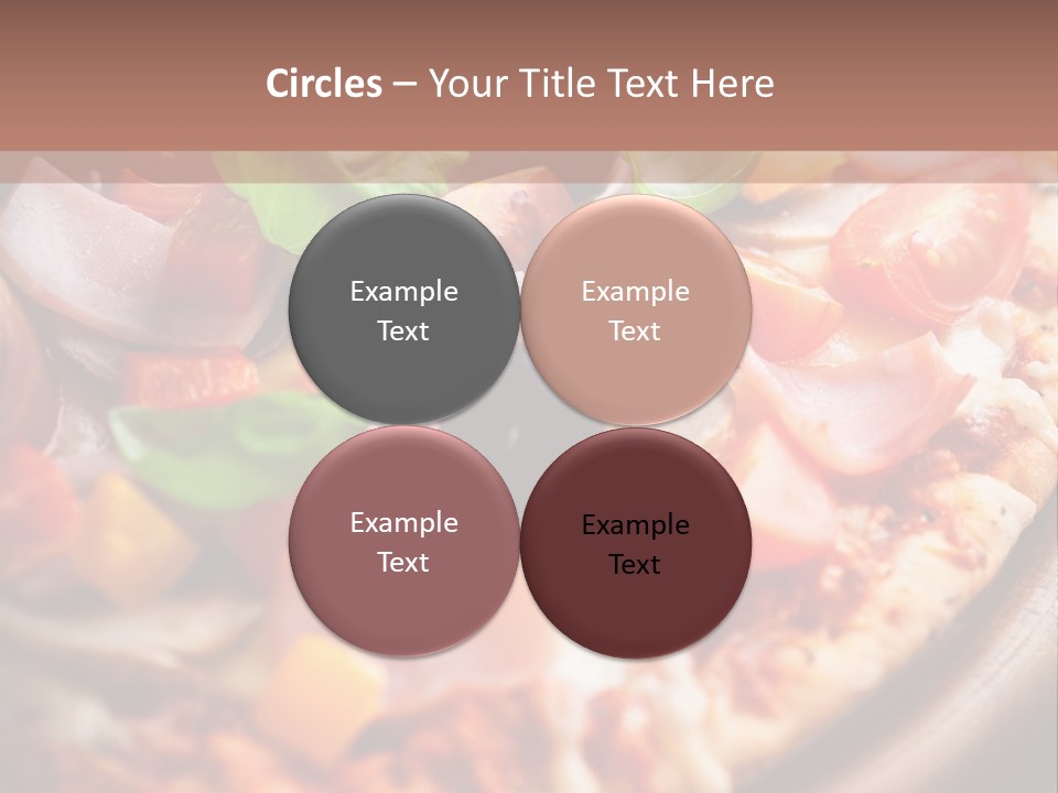 Cherry Tomatoes Herbs Rustic PowerPoint Template