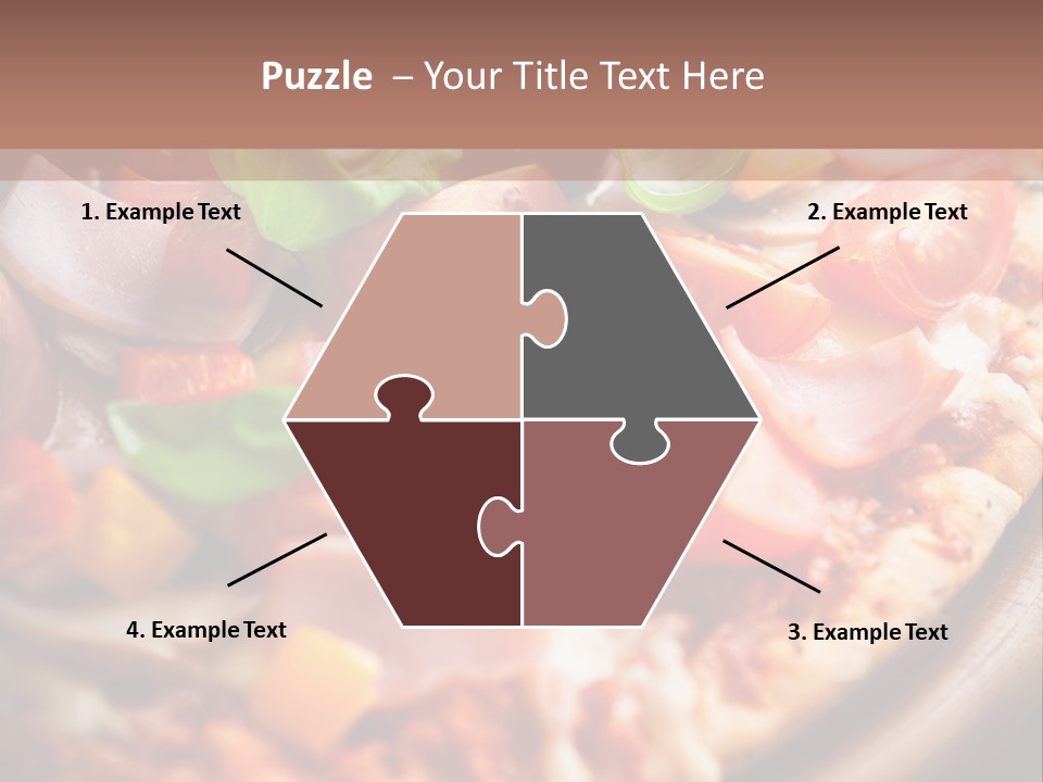 Cherry Tomatoes Herbs Rustic PowerPoint Template