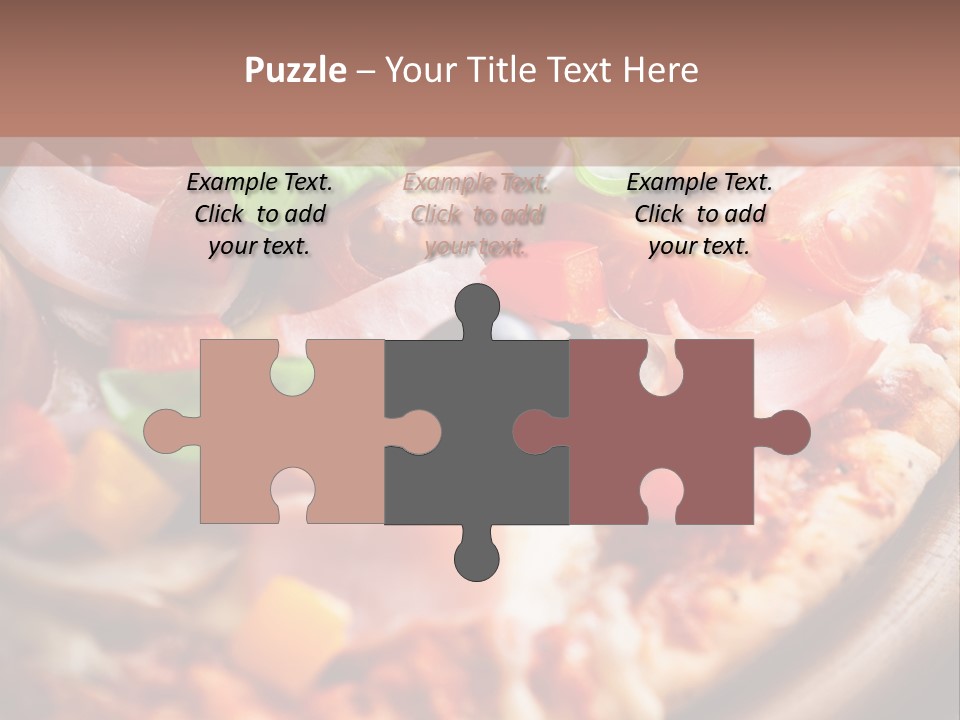 Cherry Tomatoes Herbs Rustic PowerPoint Template