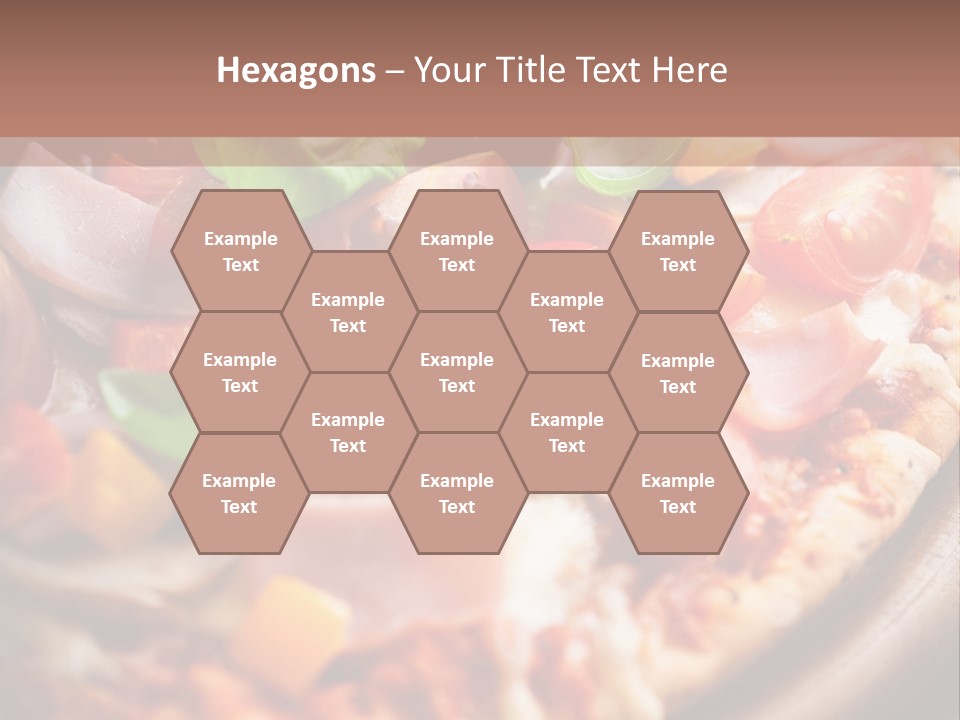 Cherry Tomatoes Herbs Rustic PowerPoint Template