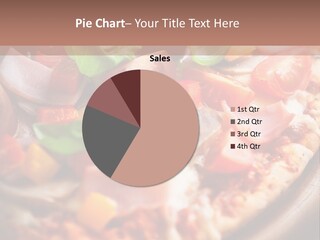 Cherry Tomatoes Herbs Rustic PowerPoint Template