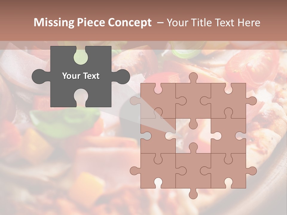 Cherry Tomatoes Herbs Rustic PowerPoint Template