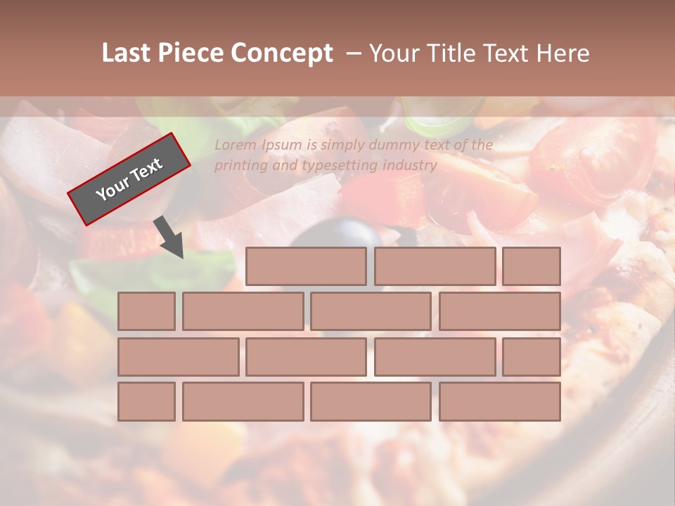 Cherry Tomatoes Herbs Rustic PowerPoint Template