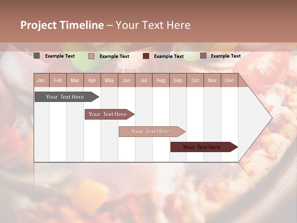 Cherry Tomatoes Herbs Rustic PowerPoint Template
