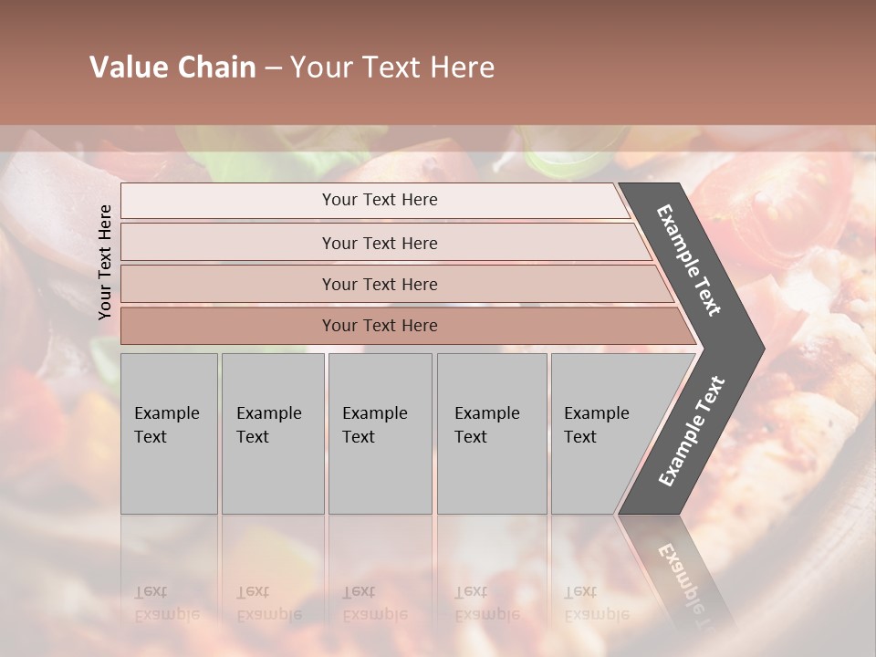 Cherry Tomatoes Herbs Rustic PowerPoint Template