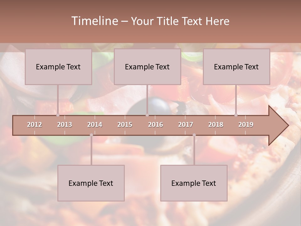 Cherry Tomatoes Herbs Rustic PowerPoint Template