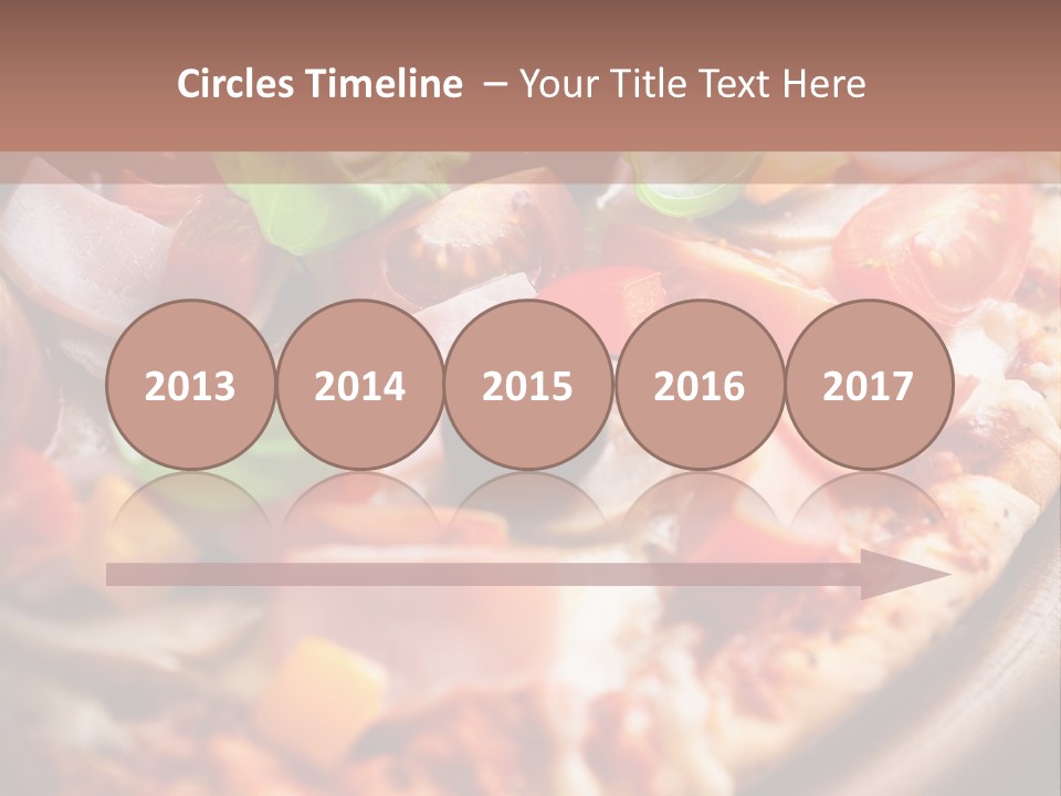 Cherry Tomatoes Herbs Rustic PowerPoint Template