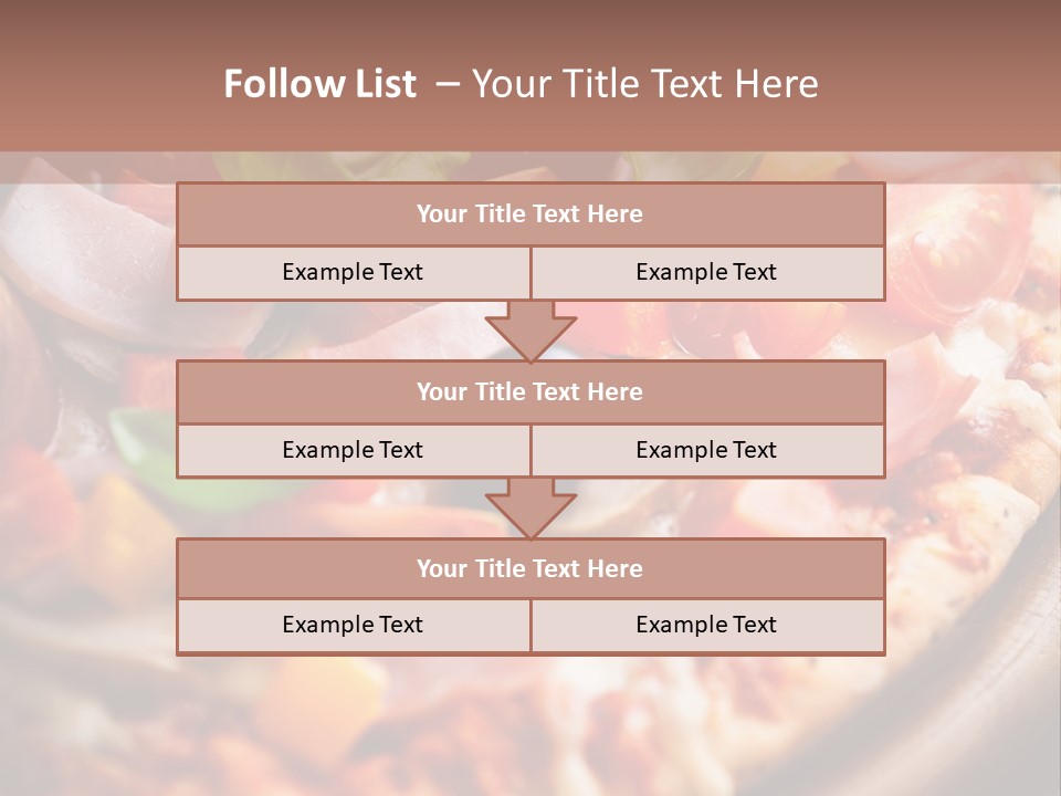 Cherry Tomatoes Herbs Rustic PowerPoint Template