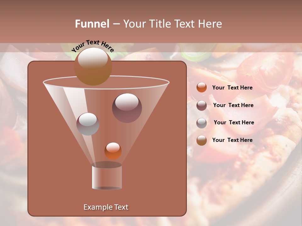 Cherry Tomatoes Herbs Rustic PowerPoint Template