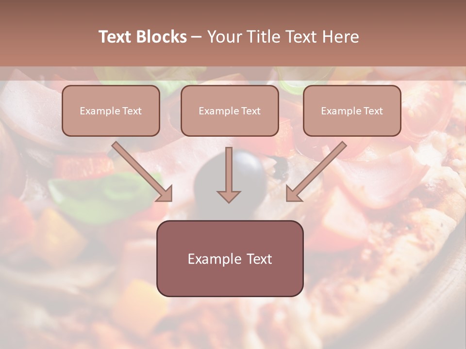 Cherry Tomatoes Herbs Rustic PowerPoint Template