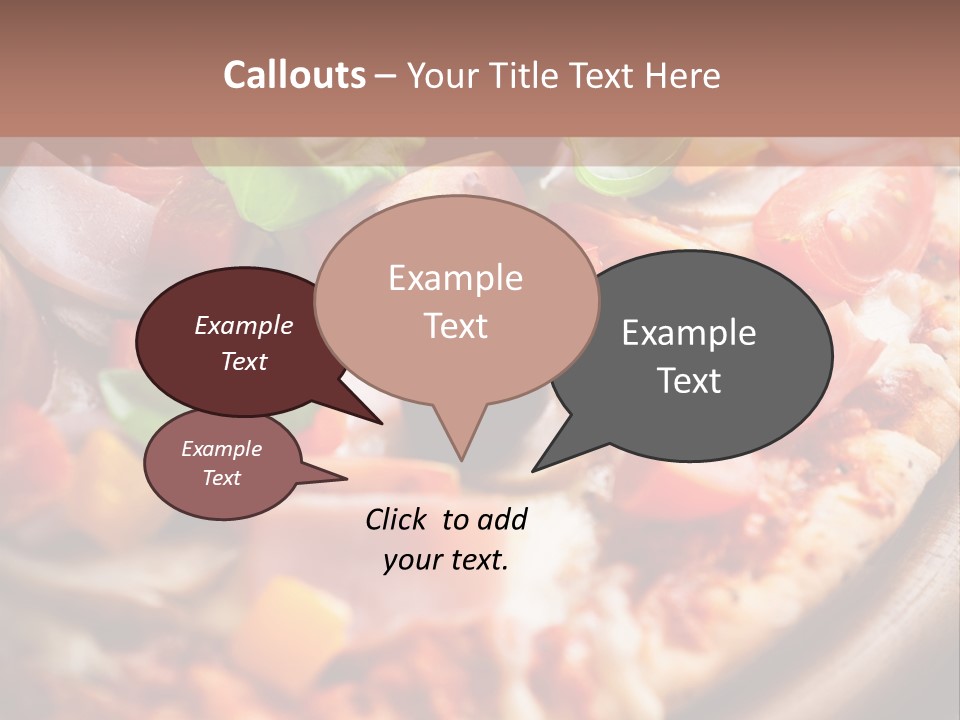 Cherry Tomatoes Herbs Rustic PowerPoint Template