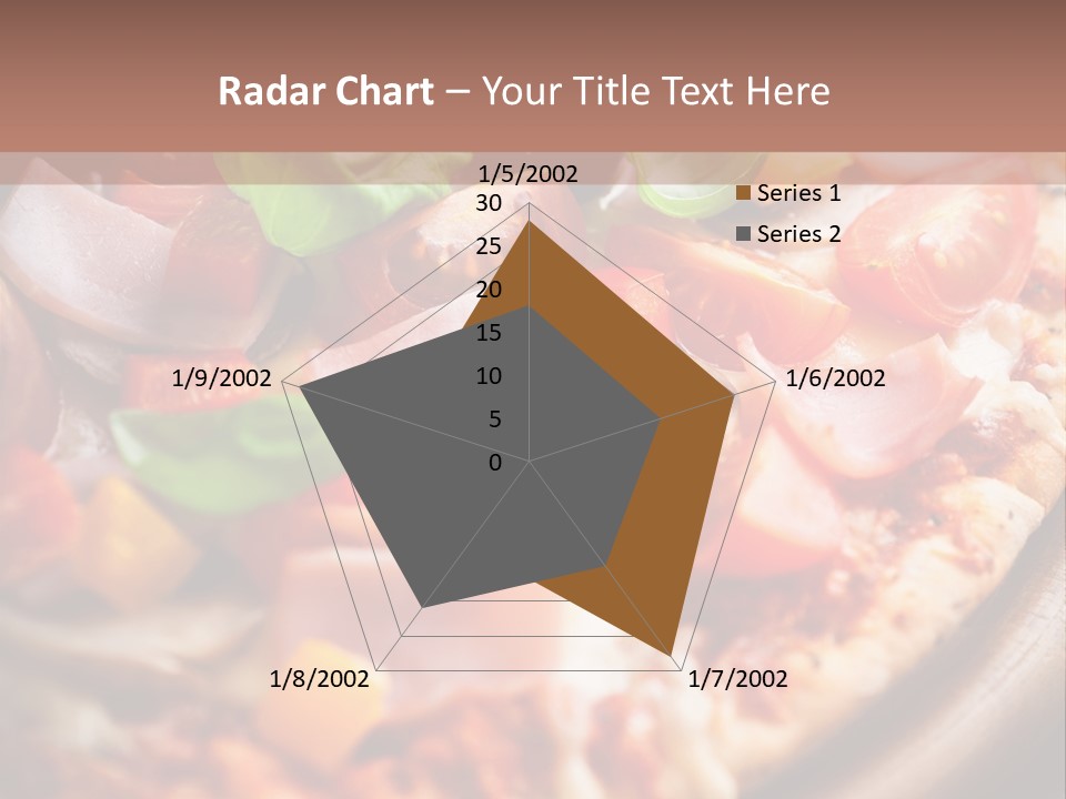 Cherry Tomatoes Herbs Rustic PowerPoint Template