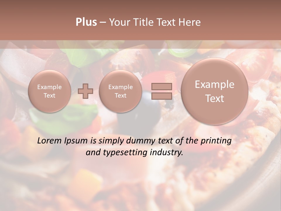 Cherry Tomatoes Herbs Rustic PowerPoint Template