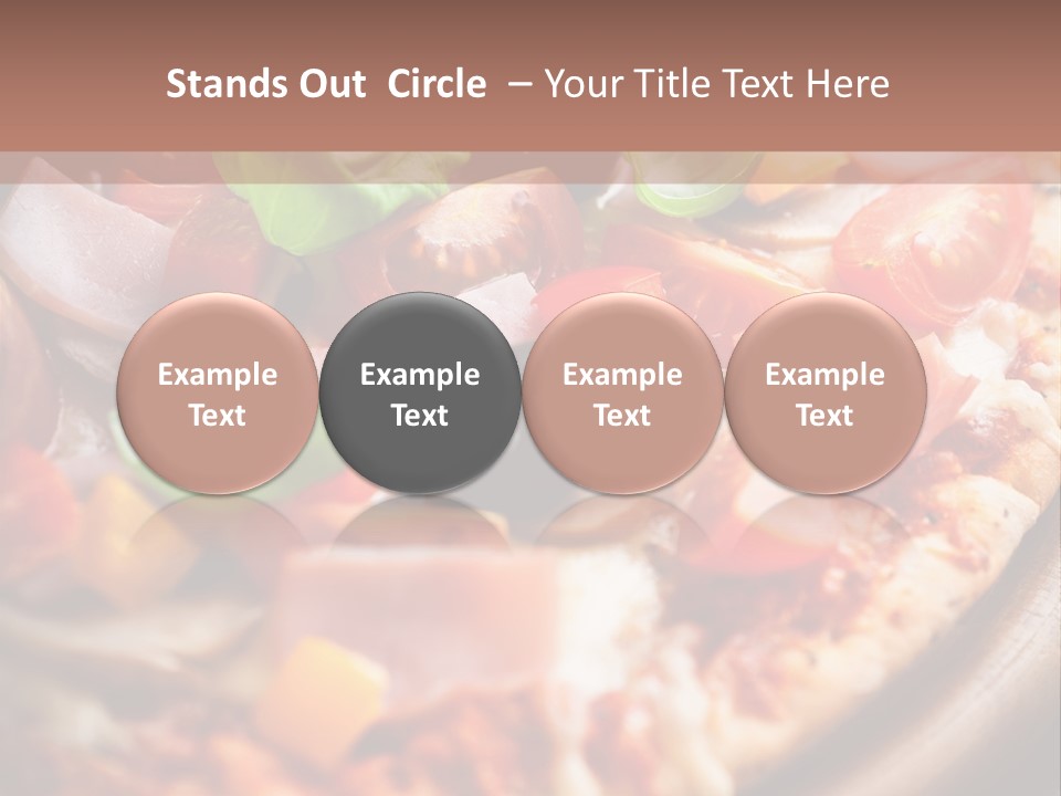 Cherry Tomatoes Herbs Rustic PowerPoint Template