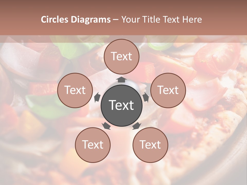 Cherry Tomatoes Herbs Rustic PowerPoint Template