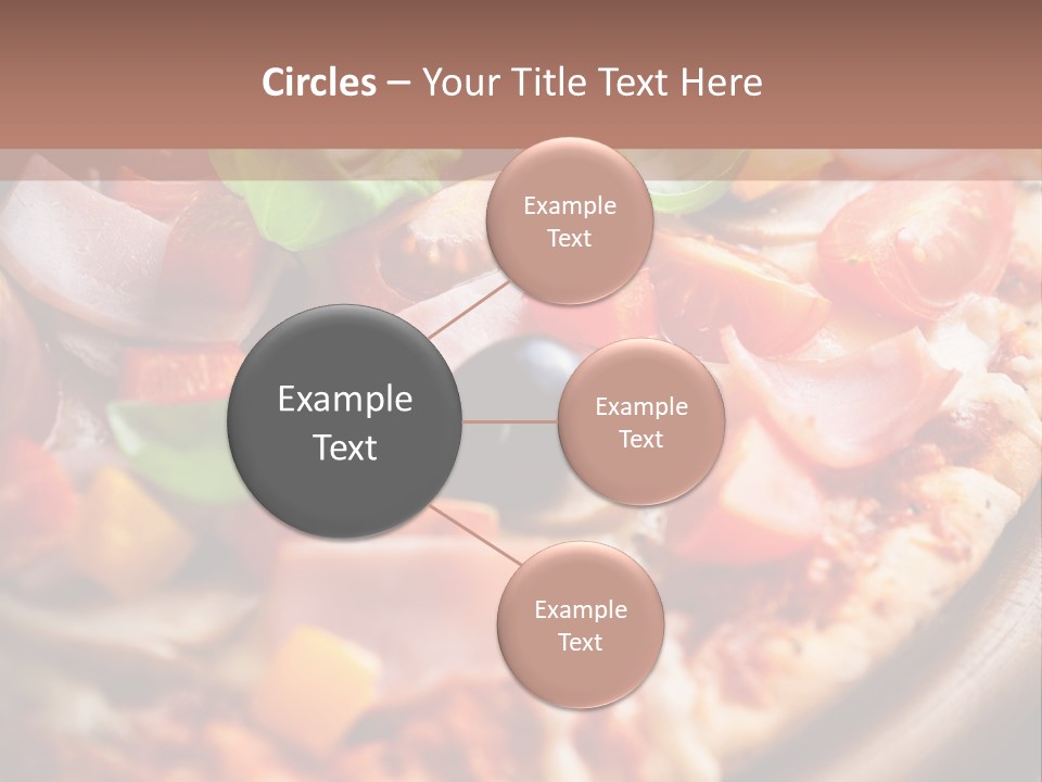 Cherry Tomatoes Herbs Rustic PowerPoint Template