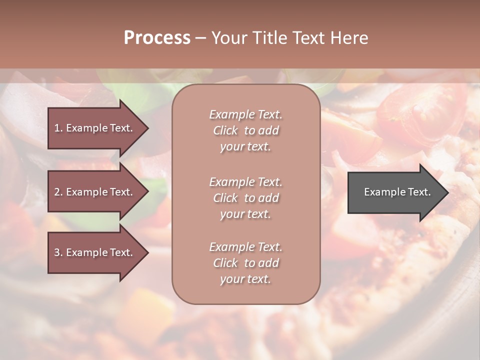 Cherry Tomatoes Herbs Rustic PowerPoint Template