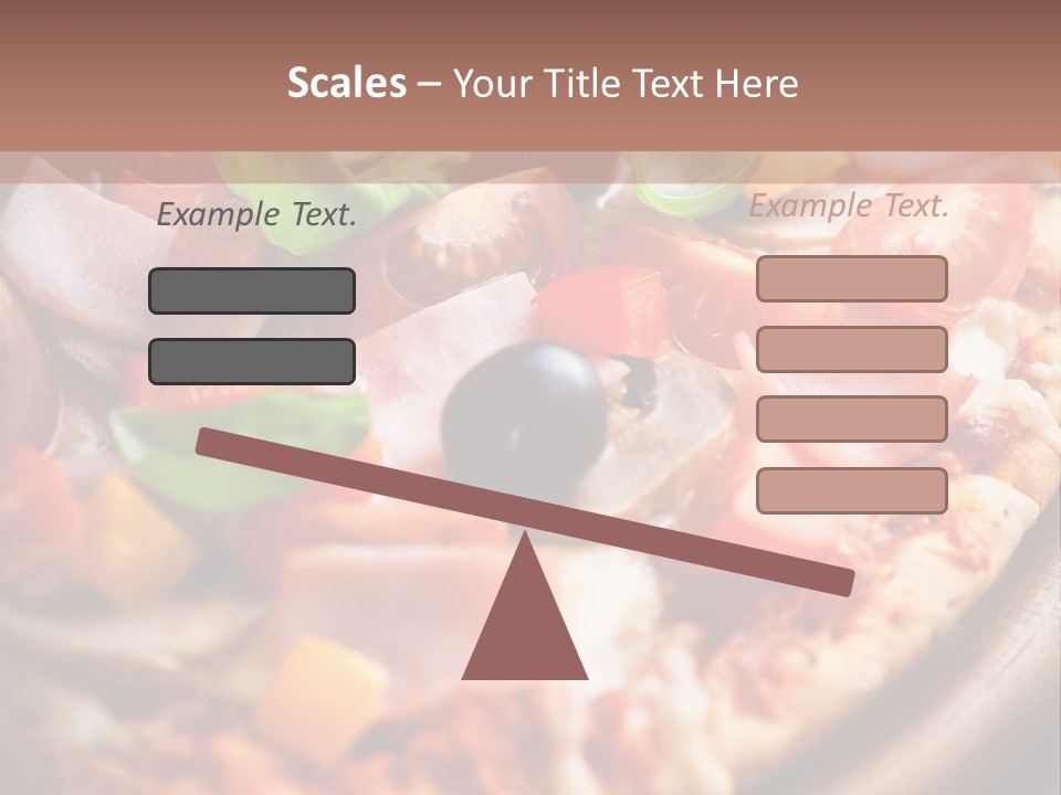 Cherry Tomatoes Herbs Rustic PowerPoint Template