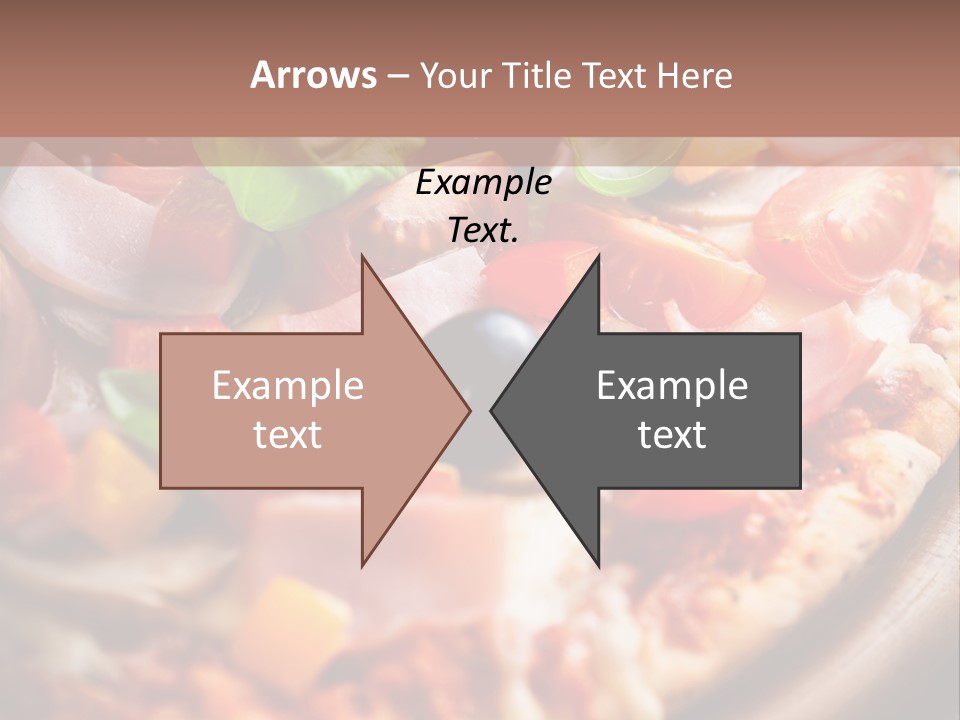 Cherry Tomatoes Herbs Rustic PowerPoint Template