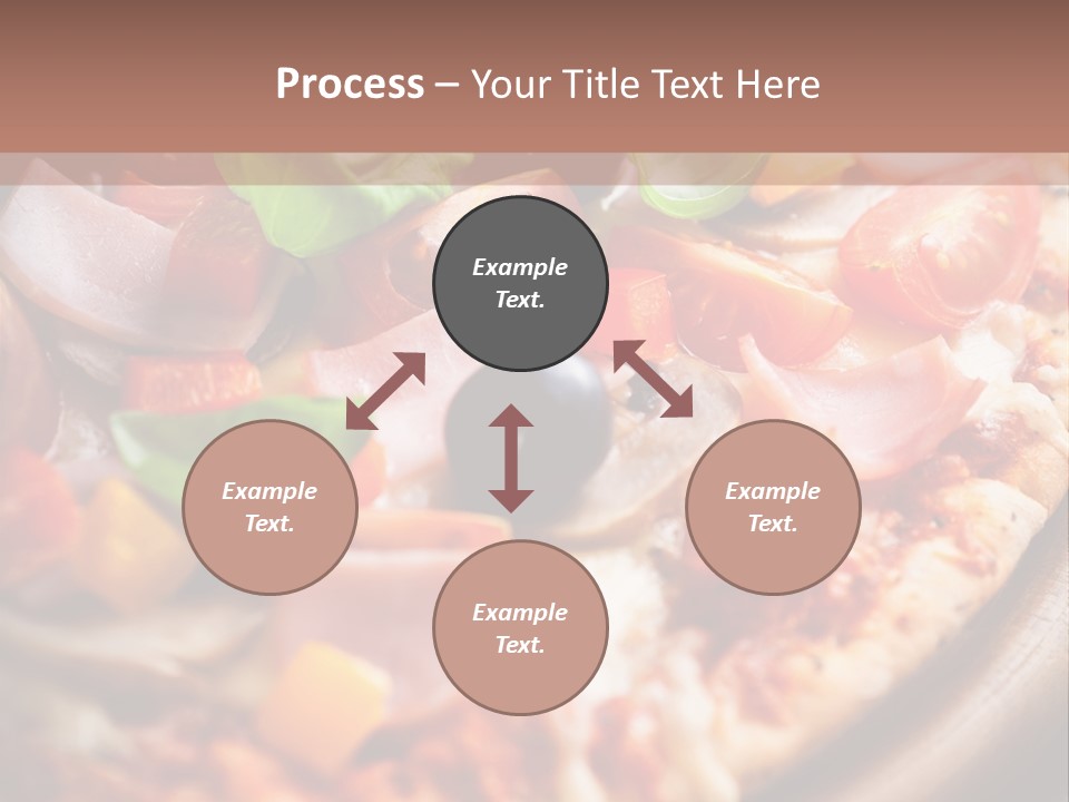 Cherry Tomatoes Herbs Rustic PowerPoint Template