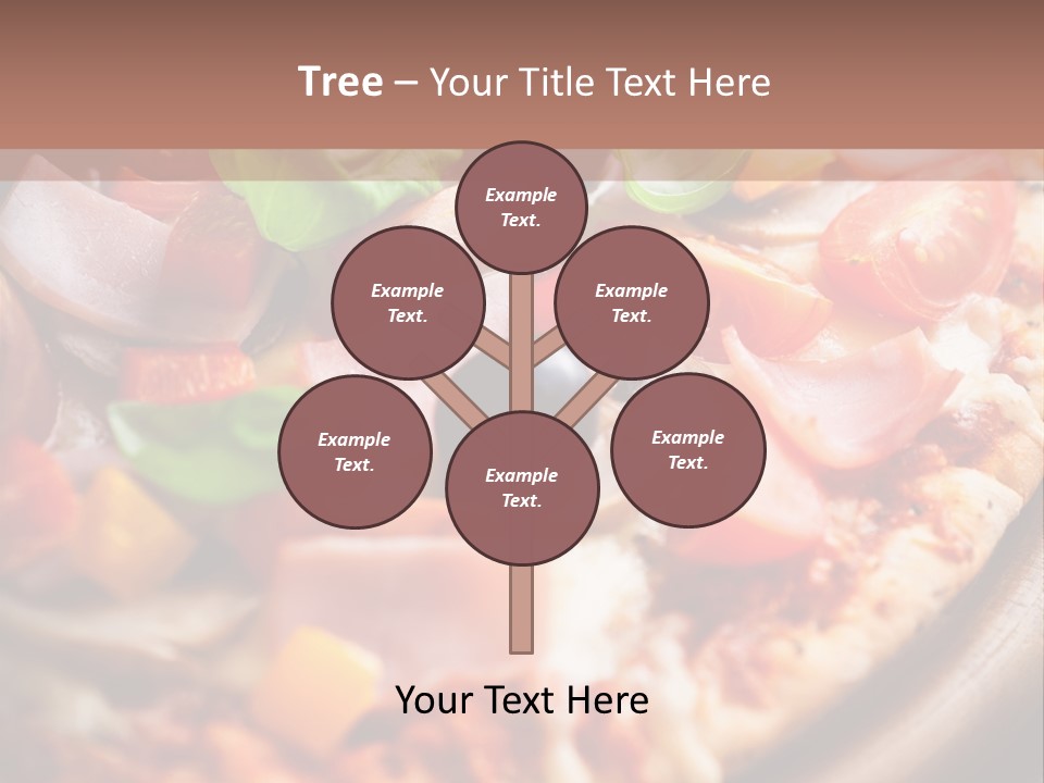 Cherry Tomatoes Herbs Rustic PowerPoint Template