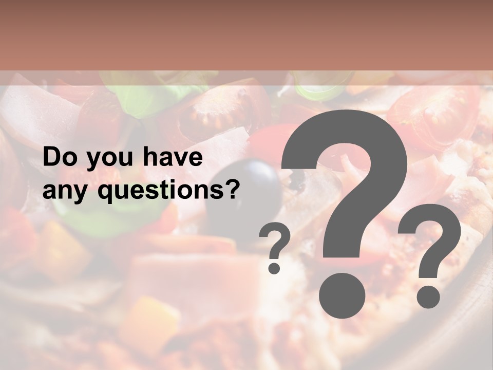 Cherry Tomatoes Herbs Rustic PowerPoint Template