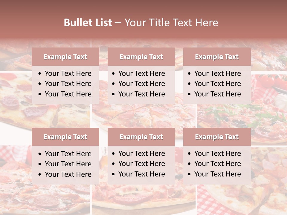 Tasty Food Set PowerPoint Template