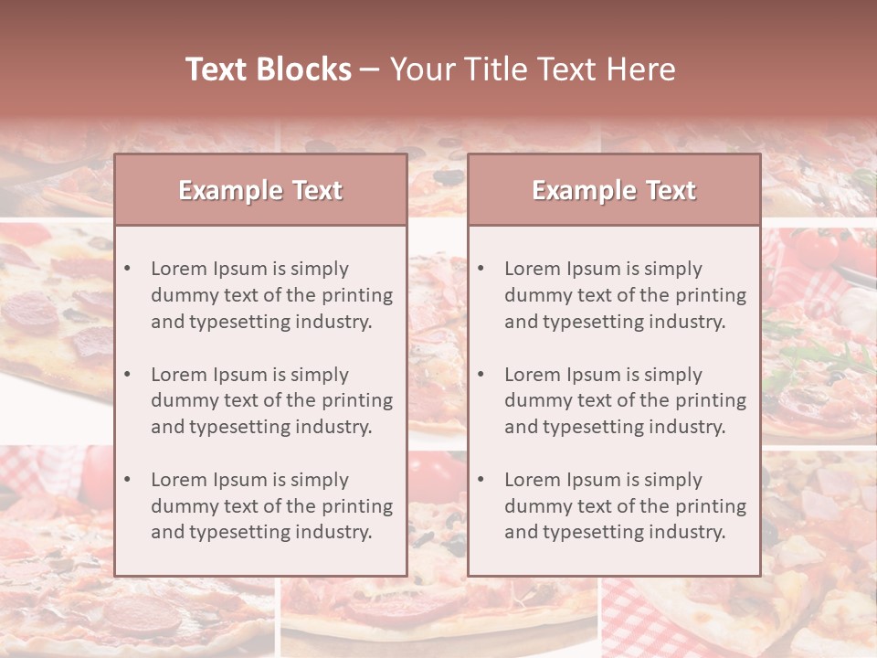 Tasty Food Set PowerPoint Template