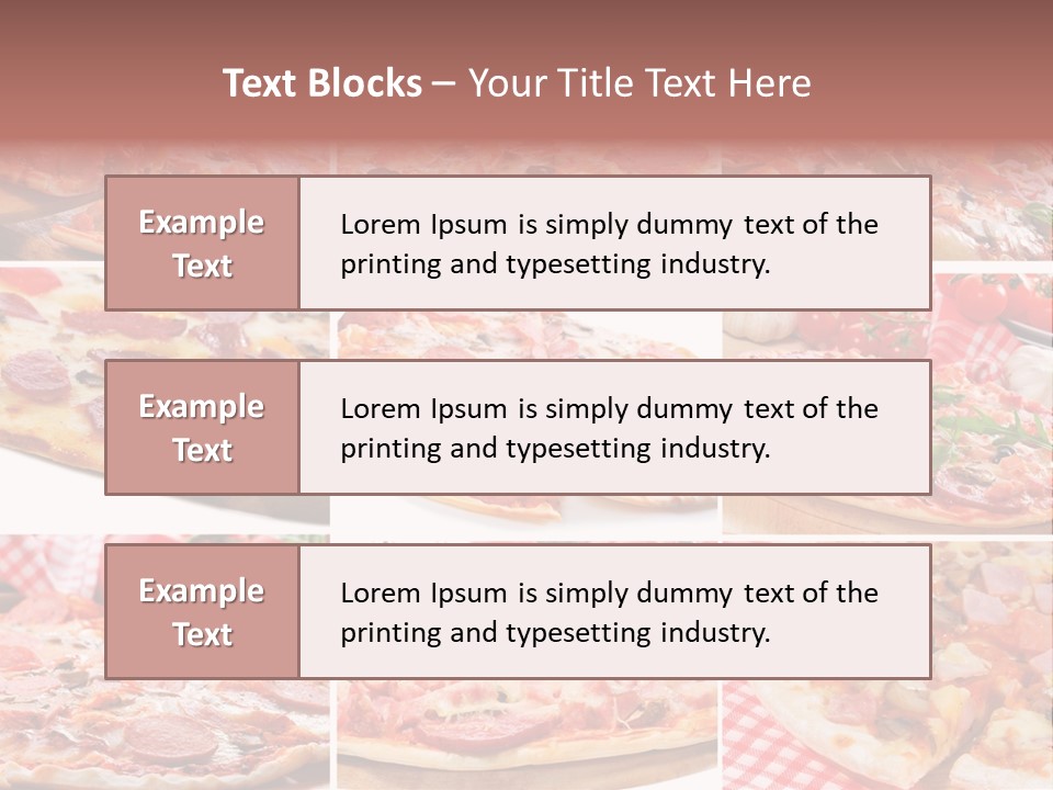 Tasty Food Set PowerPoint Template