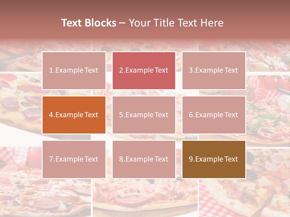 Tasty Food Set PowerPoint Template