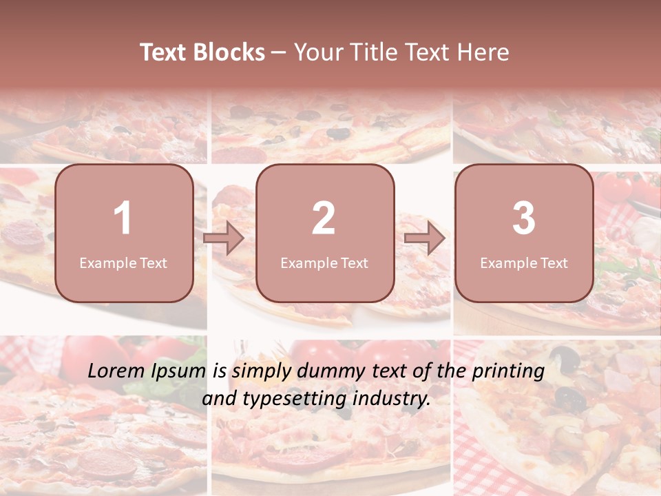 Tasty Food Set PowerPoint Template