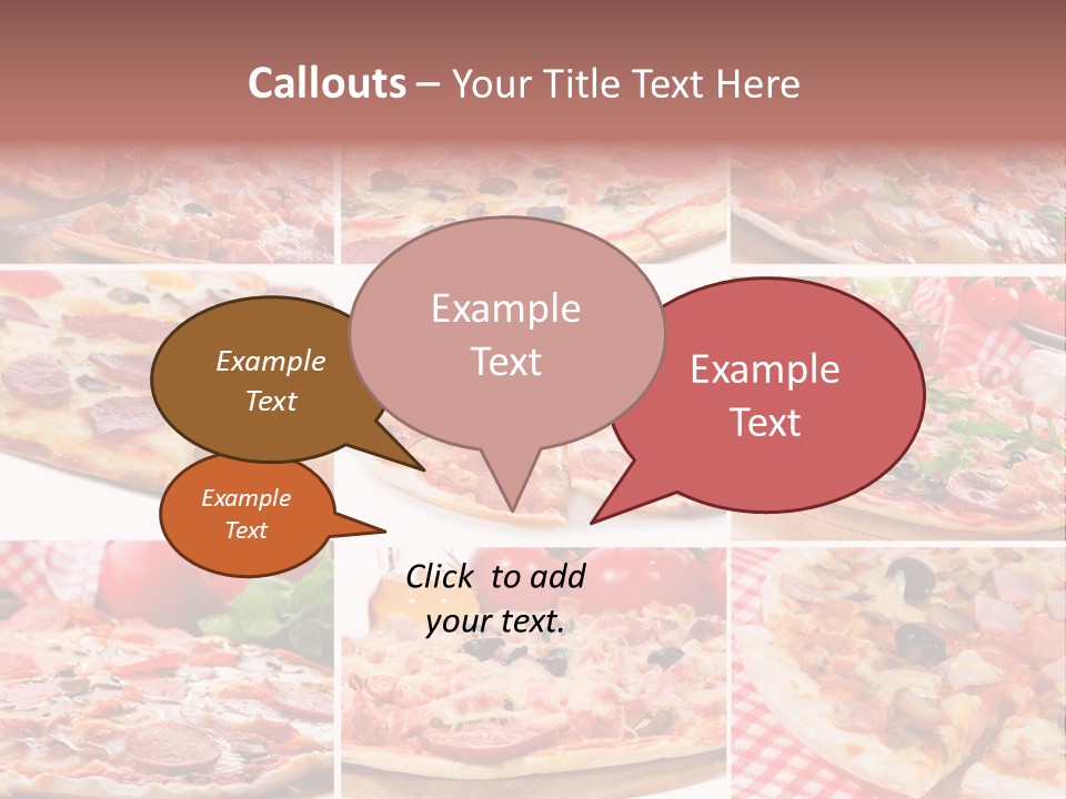 Tasty Food Set PowerPoint Template