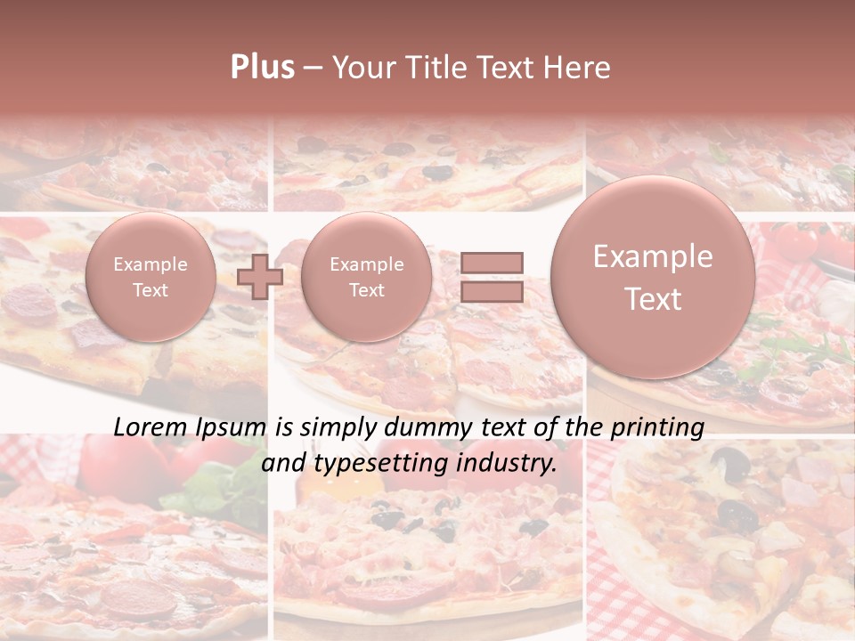 Tasty Food Set PowerPoint Template