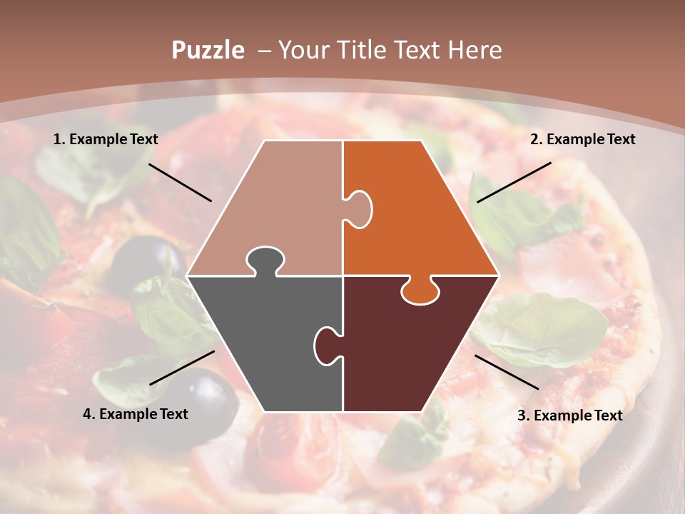 Italian Cuisine Baked Salami PowerPoint Template