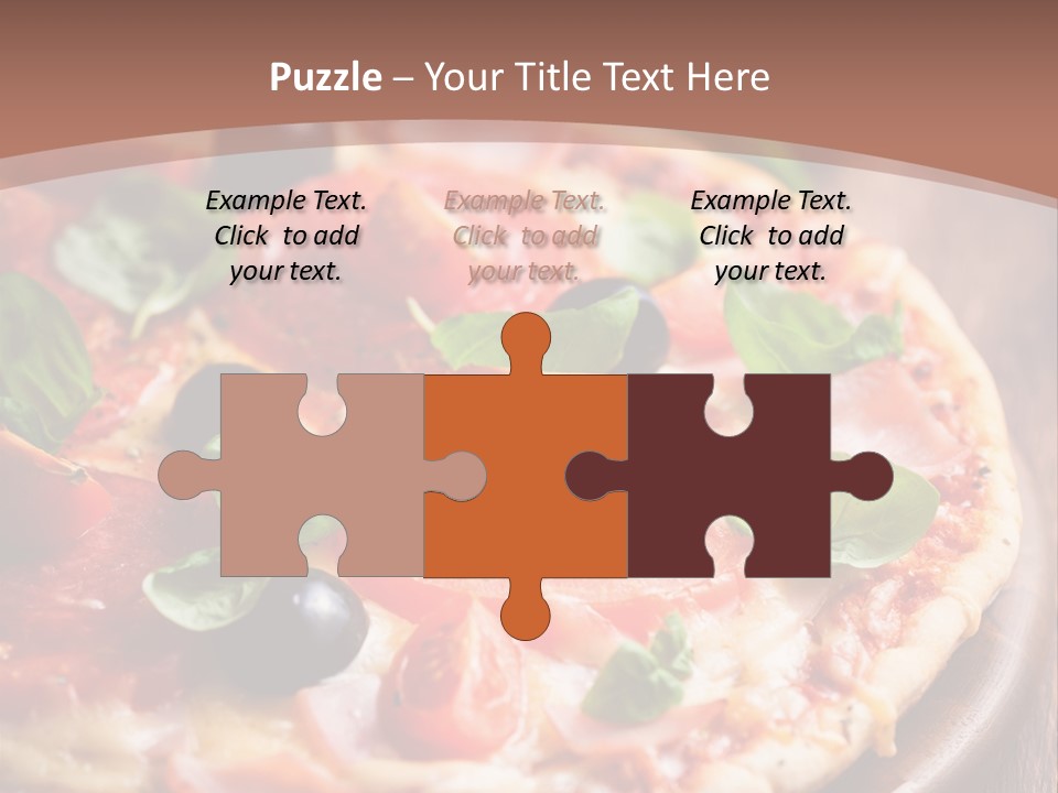 Italian Cuisine Baked Salami PowerPoint Template