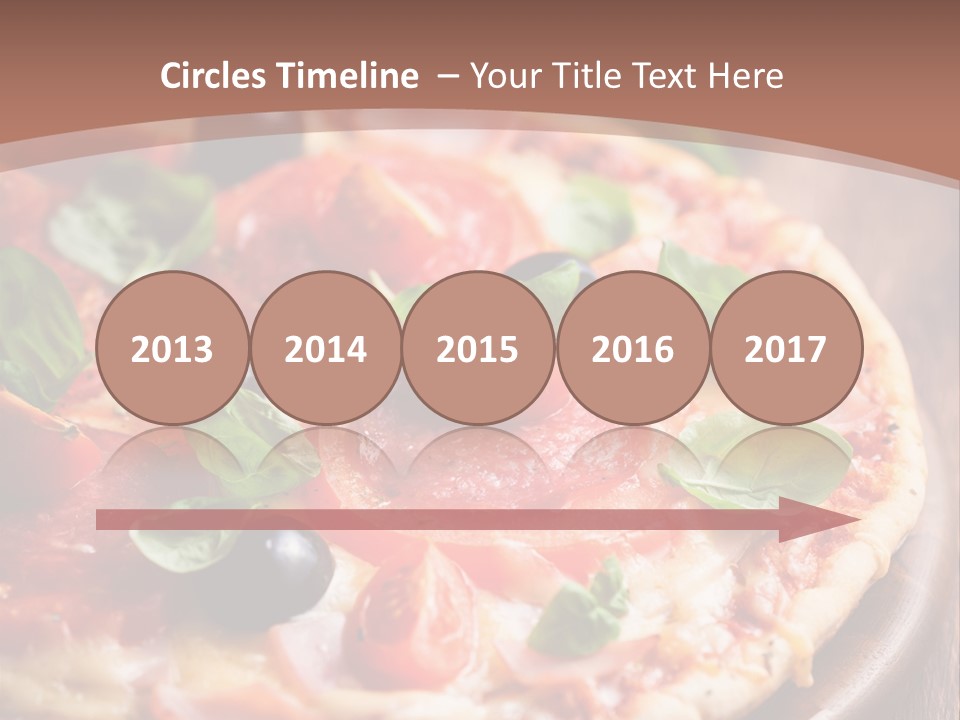 Italian Cuisine Baked Salami PowerPoint Template