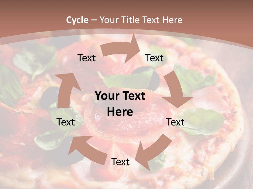 Italian Cuisine Baked Salami PowerPoint Template